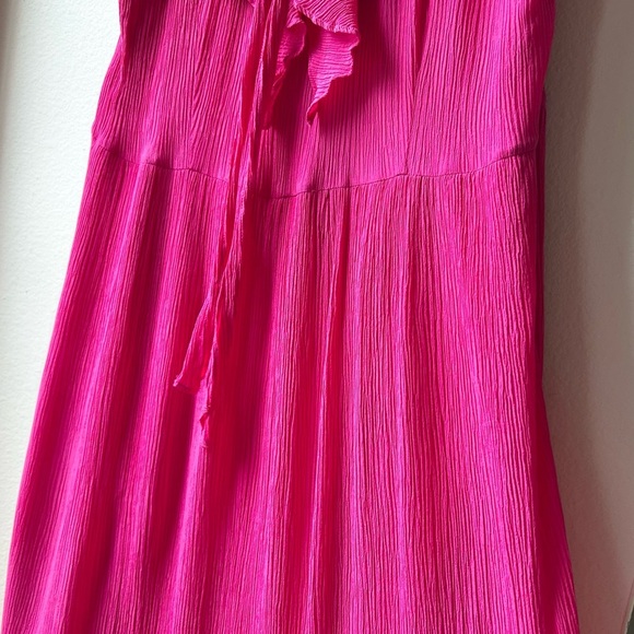 NWT Marie Oliver Rosa Pink Tie Back Whinslet Maxi Dress Sz 14 - Picture 9 of 14